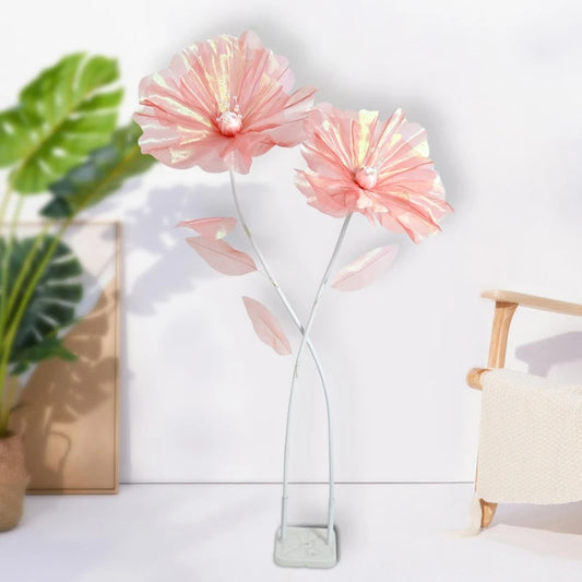 150CM Artificial Flower Wedding Decoration Prop Gauze Flower Set Window Display Home Decoration Floor To Ceiling Large Flower
