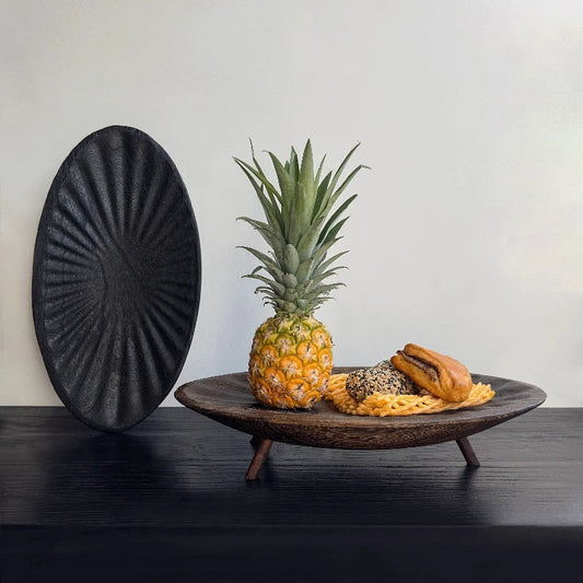 Modern Wood Storag Tray Living Room Desktop Organization Decoration Household Tray Storage Snack Plate Kitchens Accessories