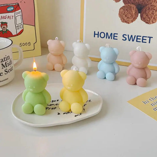 50PCS Shower Candle Shower Favors for Guest Bear Party Favors Baby Shower Candles Bulk for Gifts Favors Party
