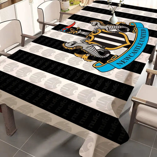 N-Newcastle U-United Football Club  Tablecloth Themed Indoor Outdoor Picnic Party Tablecover Kitchen Dining Table Wedding Decor