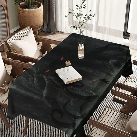 Cthulhu Home Tablecloths Dining Decoration And Rectangular Table Accessories Waterproof Cloth Anti-stain