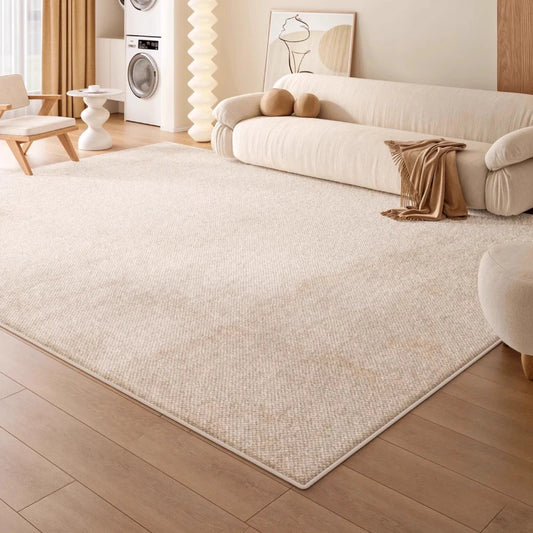 Cream Style Living Room Decoration Anti-slip Carpet Large Size Rugs for Bedroom Thick Plush Cloakroom Floor Mat Fluffy Soft Rug