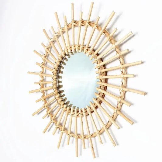 Arts Circular Mirror Aesthetic Room Decoration Wall Home Dressing Small Vanity Floor Mirrors Korean Interior Espejo Living Art