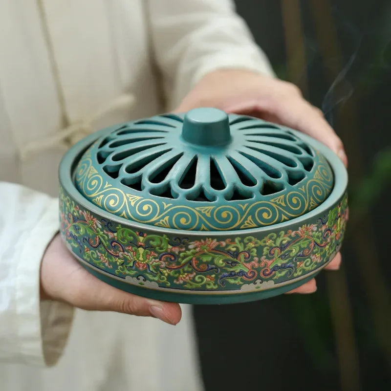 Ceramic Incense Burner Decoration Incense Burner Creative Home Furnishing Fragrance Insertion