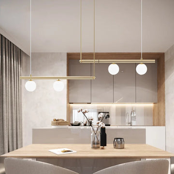 Simple Modern Minimalist Living Room Chandelier Linear Restaurant Pendant Light Nordic Creative Shop Hanging Lamp For Home LED