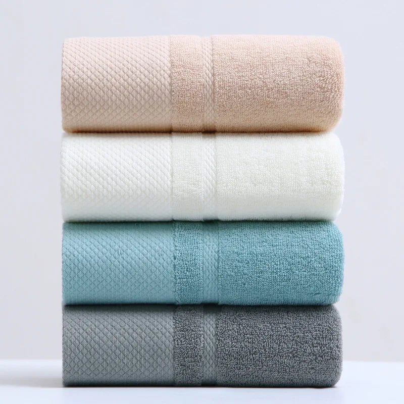 100% Cotton Bath Towel Set – Soft Absorbent Towels for Face & Bathroom | Quick-Dry, Machine Washable | NaturalBuiltHome
