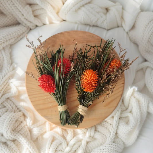 Mini Bouquet Of Natural Dried Flowers Wedding Decoration Diy Floral Materials Dried Small Flowers Home Decoration