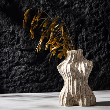 Abstract Body Vase Female Cute Bud Flowerpot Modern Chic Decoration Boho Accessories Living Room Bookshelf Desktop Decor