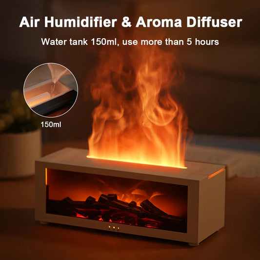 Mini Air Humidifier USB Electric Aroma Diffusers Essential Oil Purifier For Car Home Bedroom With Light and Remote Control