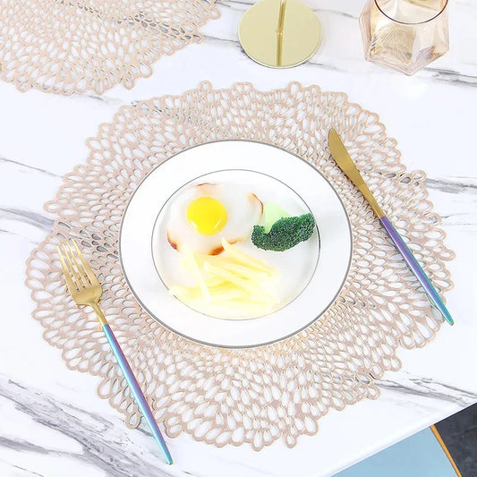 New Table Placemat Anti Scalding Heat Resistant Reusable Home Restaurant Dining Table Insulation Mats Decor Doily Kitchen