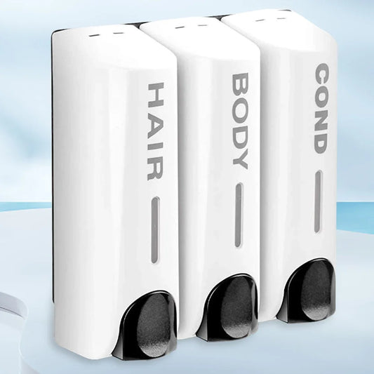350ml Soap Dispenser Wall-mount Shower Bath Shampoo Dispenser Liquid Soap Container Bathroom Accessories Lotion Soap Container