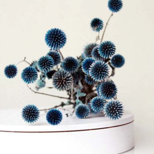 Christmas Wreath Blue Planet Primary Colors Dried Flowers Rustic Outdoor Wedding Table Flower Arrangement Decoration Accessories