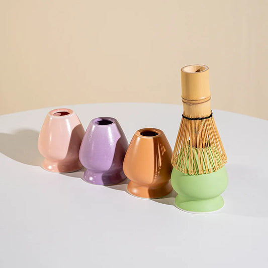 Matcha Tea Set – 7pcs Ceramic Bowl with Bamboo Whisk, Spoon & Accessories | NaturalBuiltHome