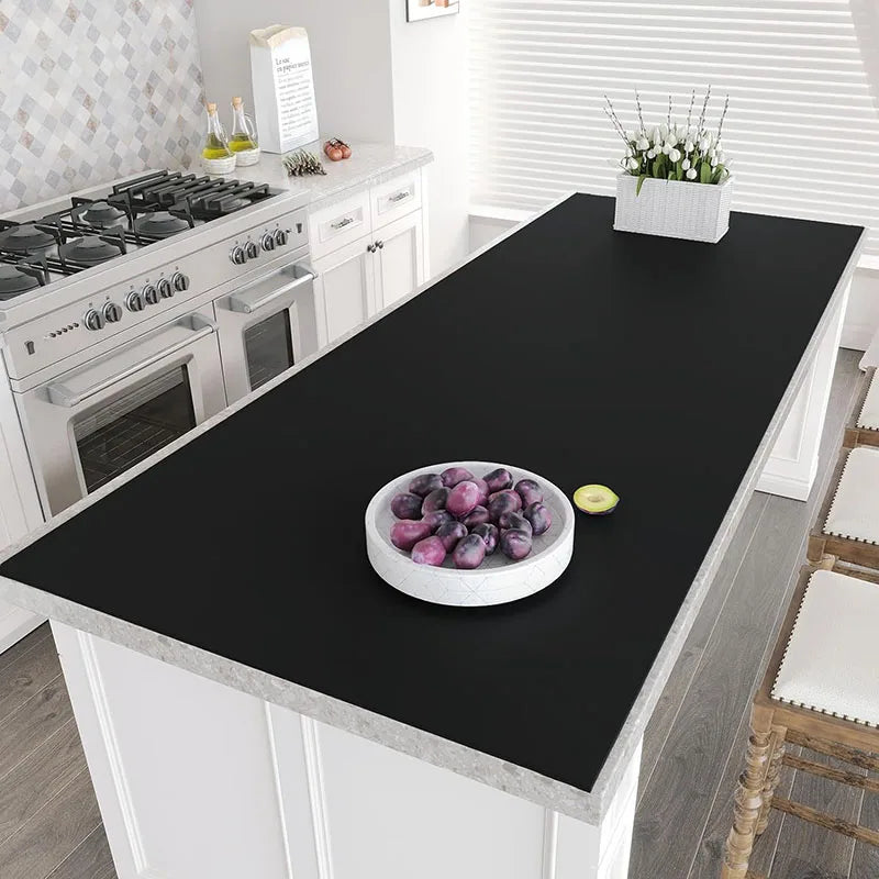 1mm Large Silicone Mat Vinyl Table Mat Heat Insulation Anti-Slip Washable Kitchen Dining Dish Placemat  Countertop Protector Pad