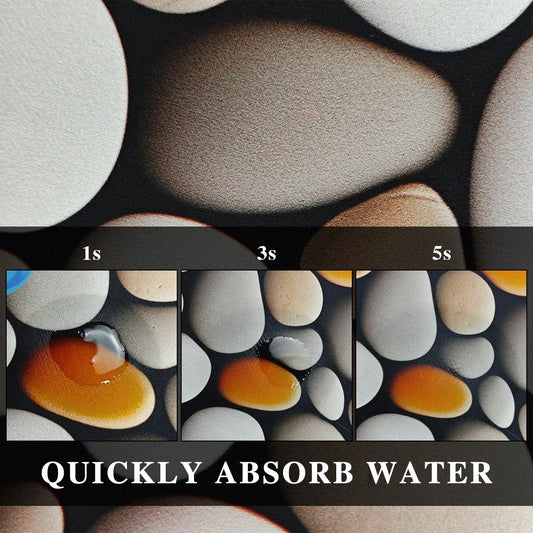 Bathroom Mat Absorbent Rug Toilet Carpet Water-absorbent Quick-drying Non-slip Floor Mats Soft Diatom Mud Area Bath Doormat
