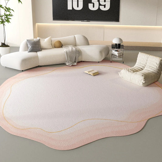 VIKAMA Irregular Pattern Carpet For Living Room, Luxurious Sofa Rug For Bedroom, Bedside Carpet For Bedroom, Home Decoration