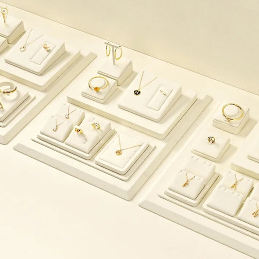 Luxury Leather Jewelry Display Set – High-End Organizer for Rings, Necklaces, Earrings & Bracelets | Naturalbuilthome
