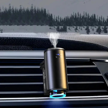 Mini  Car Aroma Diffuser Air Humidifier  Ultrasonic Waterless  Essential Oil Diffuser Fragrance Nano Cool Mist Scent Humidifier