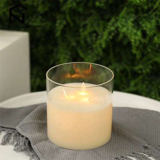LED Candle Fake Flashing Tea Light Outdoor Garden Lamp Battery-powered Romantic Wedding Banquet Decoration Home Decoration