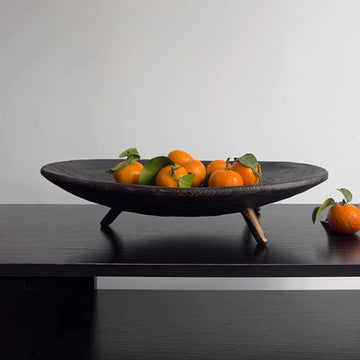 Retro Wood Storag Tray Desktop Organization Decoration Living Room Household Wood Tray Storage Snack Plate Kitchens Accessories