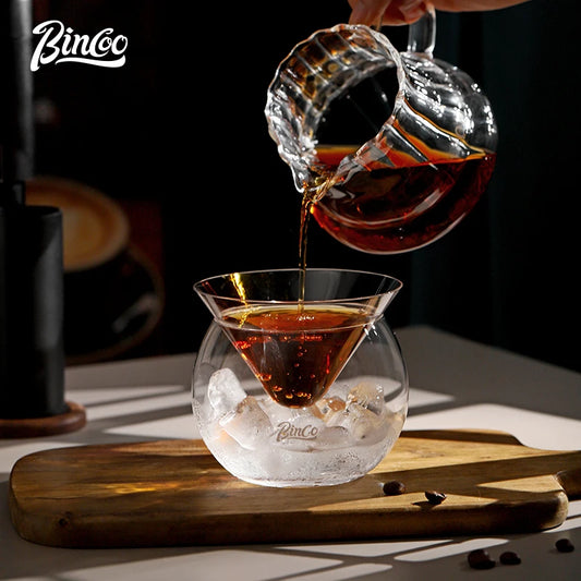 Martini Molecular Cocktail Cup Triangle With Base Coffee Glasses Creative Glass Ball Cup Party Drinking Ware Bar Accessories