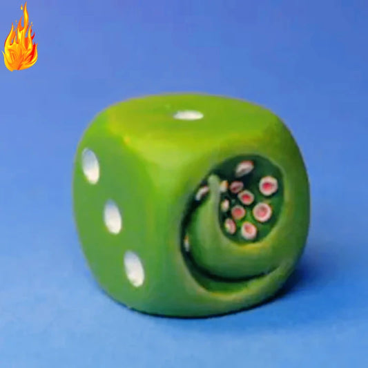 Monster Dice Halloween Home Table Games Toy Props Funny Ornament Knickknack Resin Craft Ornament, Craft Ornament
