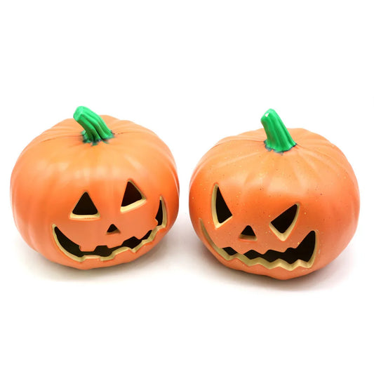 Halloween LED Pumpkin Lights Battery Operated Cute Indoor Pumpkins Light Up Jack O Lanterns For Balcony Desktop Courtyard