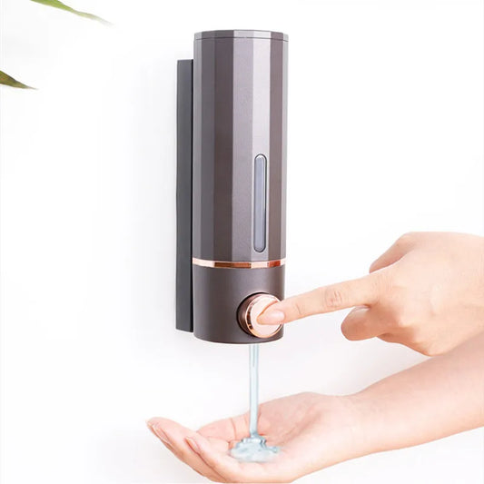 Bathroom Soap Dispenser Shower Liquid Shampoo single 420ml Wall Mounted Bathroom Shower Soap Dispenser,hotel products