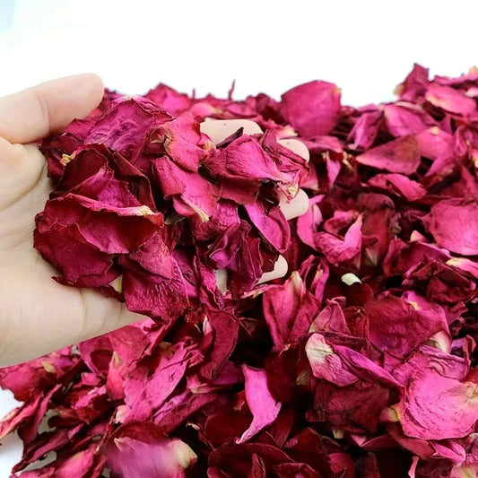500g Fresh Rose Flowers Natural Dried Rose Petals Bath Dry Flower Spa Whitening Shower Aromatherapy Bathing Supply Wedding Decor