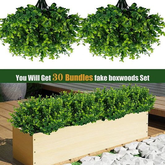 Artificial Green Plant Decorative Potted Fake Plant for Garden Decoration Table Setting Leaf And Branch Details