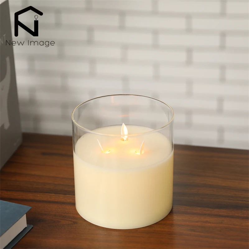 LED Candle Fake Flashing Tea Light Outdoor Garden Lamp Battery-powered Romantic Wedding Banquet Decoration Home Decoration
