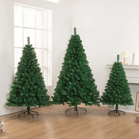 Artificial Christmas Tree PVC Encryption Thick Fir Metal Support Christmas Tree 1.2m To 3m Family Christmas Decoration Supplies