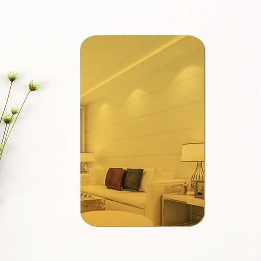 1pc Acrylic Mirror Wall Sticker Bathroom Living Room Wardrobe Bedroom Self-adhesive Mirror for Home Decorations
