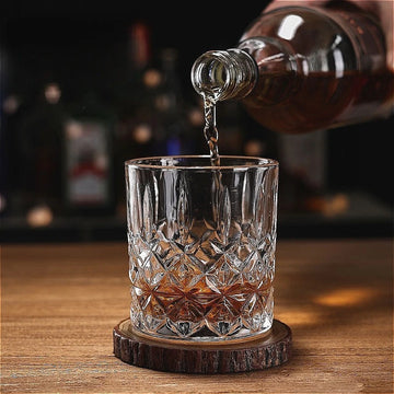 310ml/320ml Trendy Wine Glasses Party Whiskey Glass Household Glass Cup Transparent Cold Drink Cup Drinkware Whiskey Enthusiasts