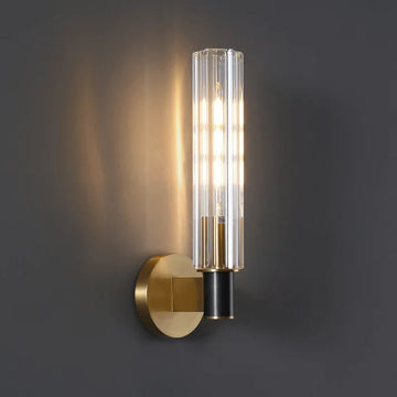 Postmodern Iron LED Wall Lamp Nordic Retro Living Room Bedroom Lighting Aisle Glass  Background Golden Led Sconces
