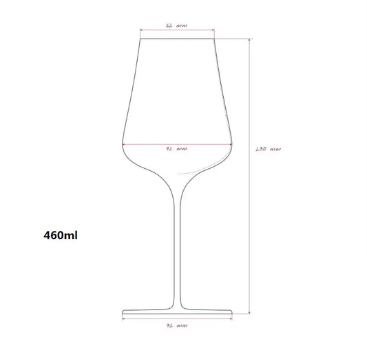 1PCS Upscale Banquet Crystal Glass Handmade Wine Glass Extremely Thin Masterly Craft Perfect Flawless Classics Goblet
