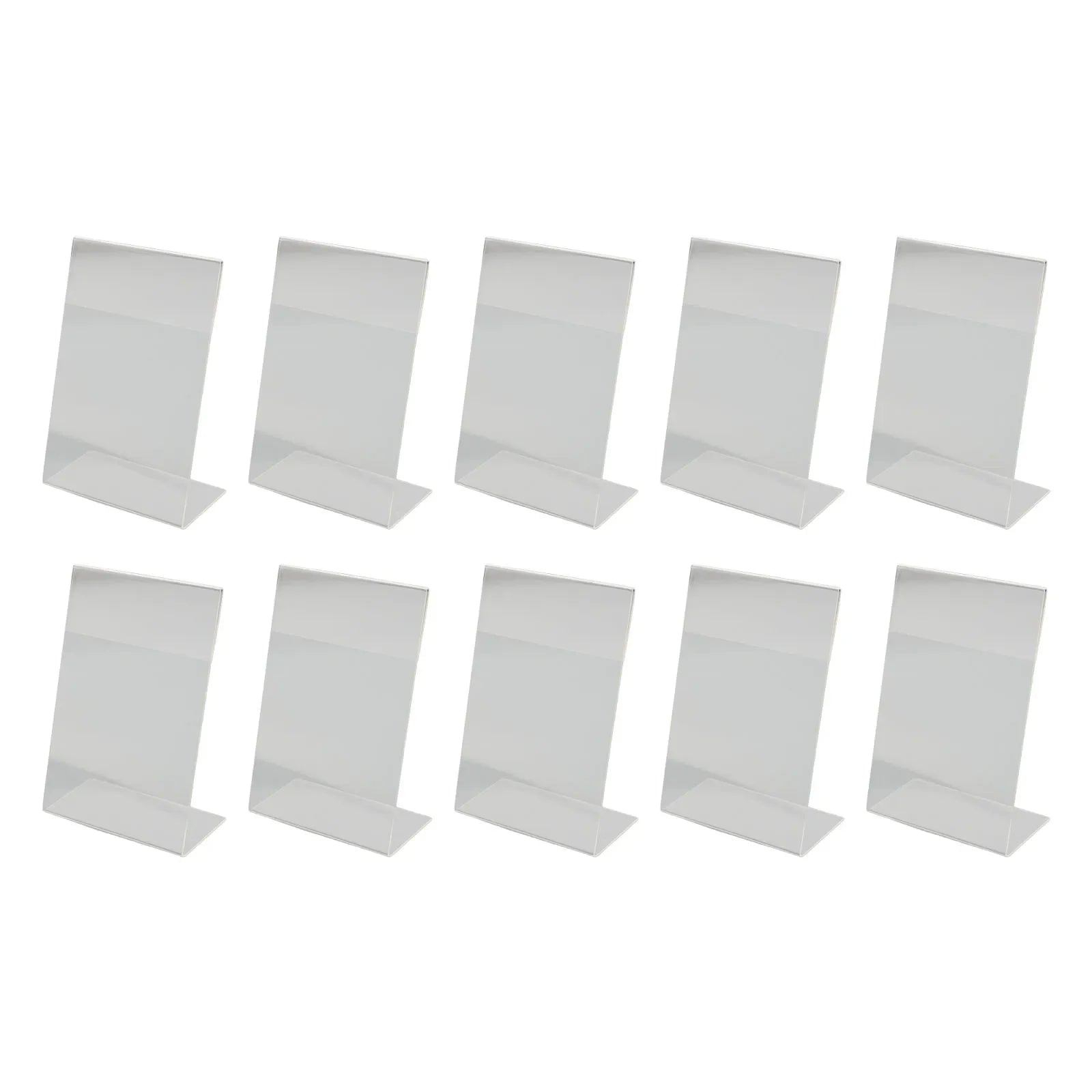 10/20 Pcs A6 Clear Acrylic Display Stand For Office Desk Display Card Holder 10cm X 15cm Decorative Photo Supplies