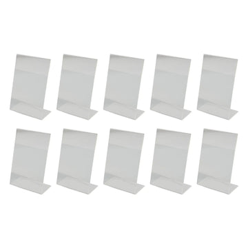 10/20 Pcs A6 Clear Acrylic Display Stand For Office Desk Display Card Holder 10cm X 15cm Decorative Photo Supplies