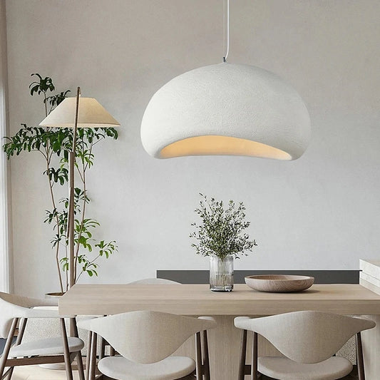 Modern E27 Pendant Lights Wabi Sabi Dining Table Ceiling Chandelier Lustre Home Interior Decor Living Room Bedroom Hanging Lamps