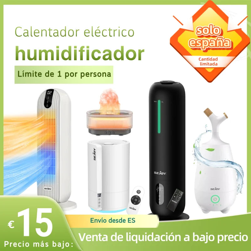 SEJOY Many Types Air Humidifier Electric Heater Lowest Price On Sale UP TO 80% off  Free Shipping