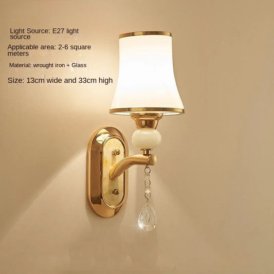 LED Bedroom Bed Wall Lamp Living Room Corridor Modern Simple Villa Hotel Project Background Wall Light Corridor Light