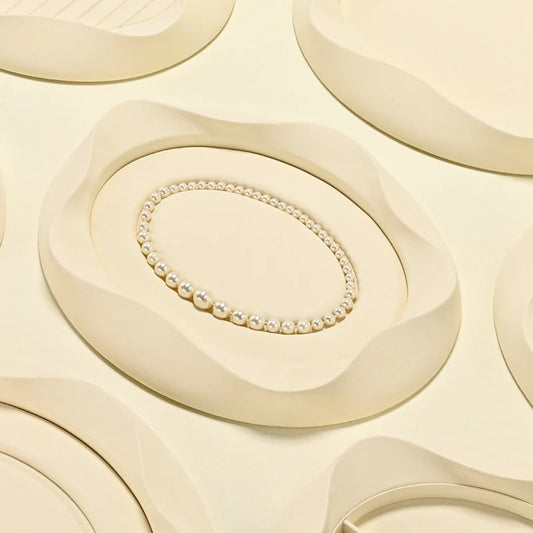 Velvet Jewelry Display Tray – Organizer for Rings, Necklaces, Earrings, Bracelets & Watches | Naturalbuilthome