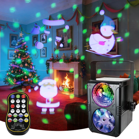LED Christmas pattern projection light suitable for Halloween parties, holidays, children's living rooms, home decoration lights
