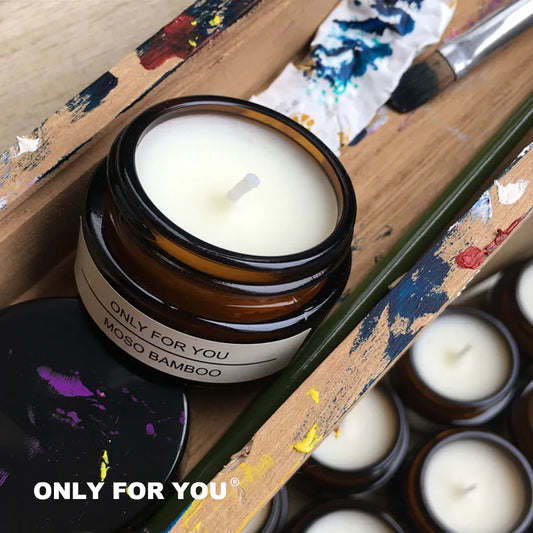 Scented Candles Jar Soybean Wax Light Tasting Cup Accessory with Hand Gift Box Home Decoration Candle Jars with Lid Wholesale