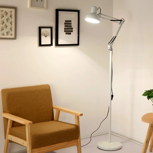 BOSSEN long arm folding floor lamp LED eye protection study living room bedroom study room vertical table lamp.