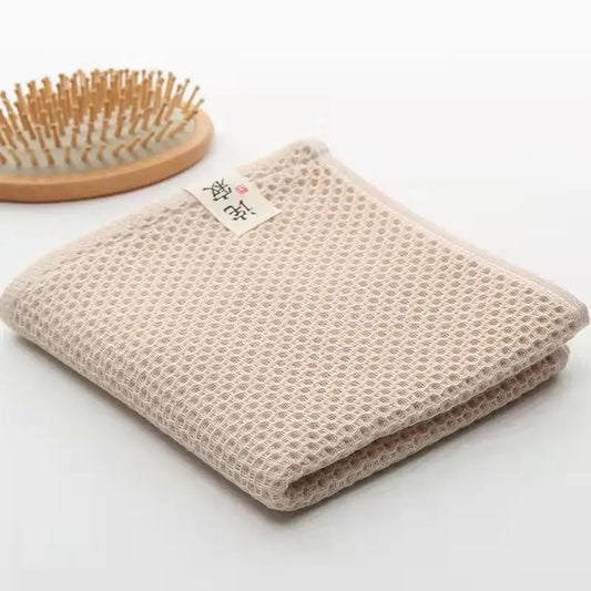 Honeycomb Waffle Cotton Bath Towel – Quick Dry, Soft & Highly Absorbent | NaturalBuiltHome