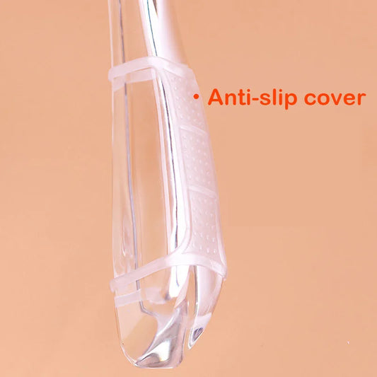 Silicone non-slip hanger strip clothes shoulder pad elastic strip hanger pad windproof clothing hanging accessories