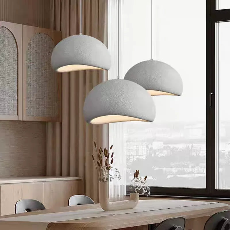 Modern Handmade Wabi Sabi E27 Ceiling Chandelier Lustre Home Decor Interior Restaurant Pendant Light Living Room Bedroom Fixture
