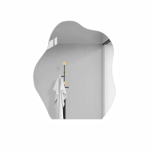 Multiple Sizes Irregular Bathroom Acrylic Mirror Shatterproof Cloud Shape Wall Mirror Acrylic Stickers Mirror Living Room Decor