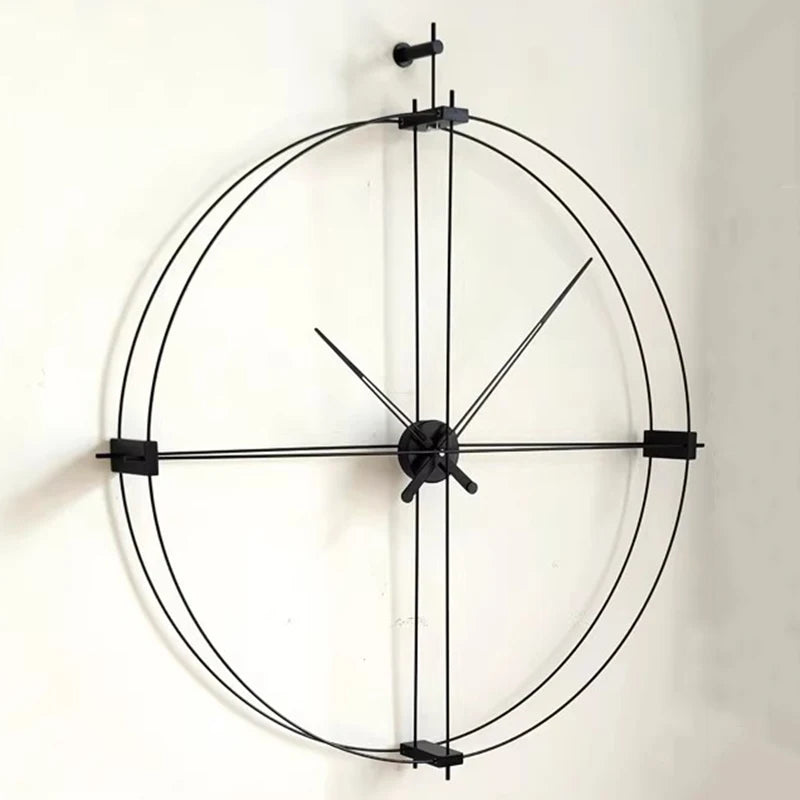 Spanish Wall Clocks Elegant Room Decorating Wall Watch Modern Large Living Room Clock Mechanism Home Stylish Silent Clock